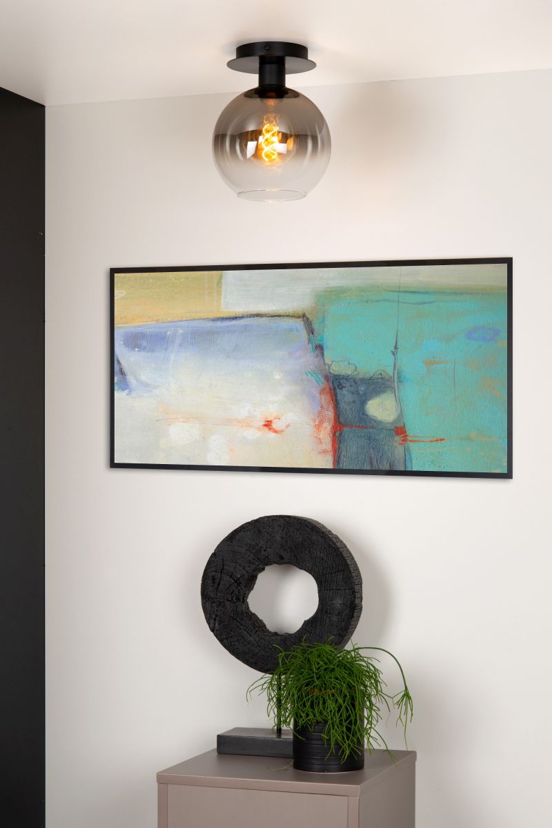 Lucide MARIUS - Zapustené stropné svietidlo - 1xE27 - Čierne